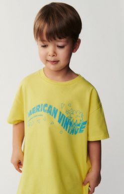 New American Vintage T-Shirt Enfant Fizvalley Ananas Vintage