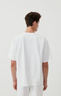 Online American Vintage T-Shirt Homme Fizvalley Blanc