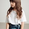 Best American Vintage T-Shirt Enfant Fizvalley Blanc