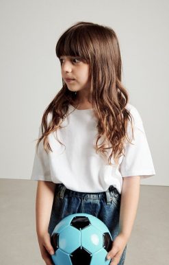 Best American Vintage T-Shirt Enfant Fizvalley Blanc