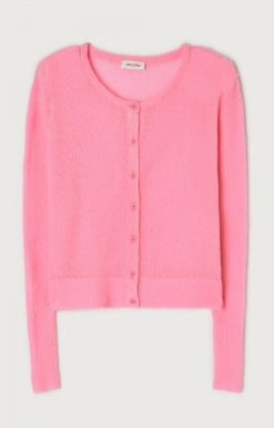 Online American Vintage Gilet Femme Zakday Pinky