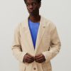 Online American Vintage Blazer Homme Zulaland Ecru