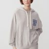 Best American Vintage Sweat Femme Zofbay Gris Chine