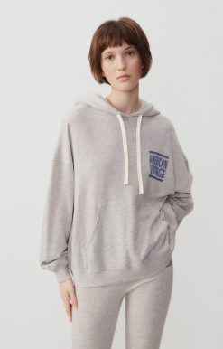 Best American Vintage Sweat Femme Zofbay Gris Chine