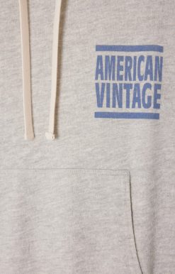 Best American Vintage Sweat Femme Zofbay Gris Chine