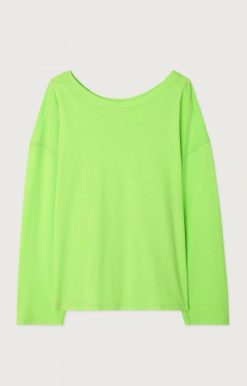 Wholesale American Vintage T-Shirt Femme Lopintale Pomme Fluo