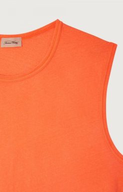 Clearance American Vintage Debardeur Homme Gamipy Nefle Fluo