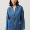 Wholesale American Vintage Veste Femme Faow Blue