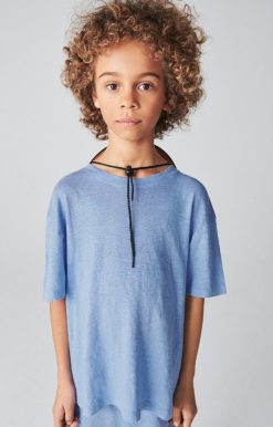 Wholesale American Vintage T-Shirt Enfant Pobsbury Bleu Ciel