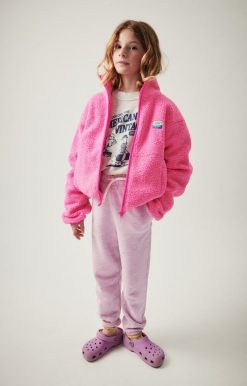 Clearance American Vintage Veste Enfant Hoktown Pink Acid Chine