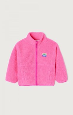 Clearance American Vintage Veste Enfant Hoktown Pink Acid Chine