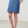 New American Vintage Jupe Femme Faow Blue