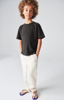 Online American Vintage T-Shirt Enfant Gamipy Anthracite Chine