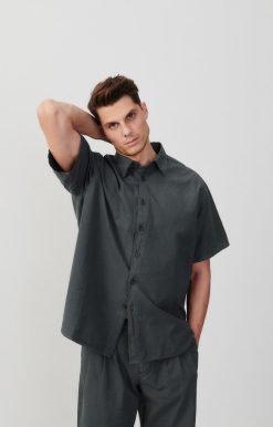 Best American Vintage Chemise Homme Tysco Anthracite