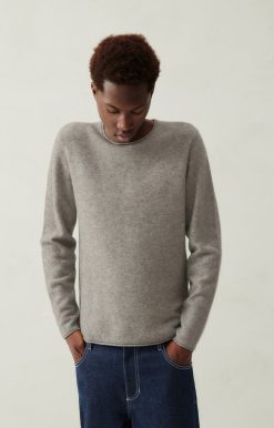 New American Vintage Pull Homme Ducksbay Gris Chine