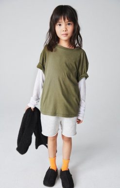 Clearance American Vintage Short Enfant Kodytown Polaire Chine