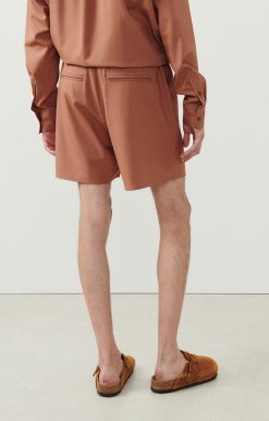 Hot American Vintage Short Homme Kabird Creme De Marron