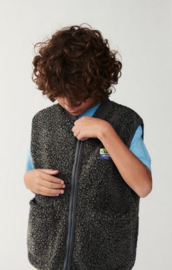 Best American Vintage Veste Enfant Hoktown Anthracite Chine