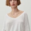 Online American Vintage T-Shirt Femme Pobsbury Blanc