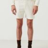 Clearance American Vintage Short Homme Bobypark Ecru