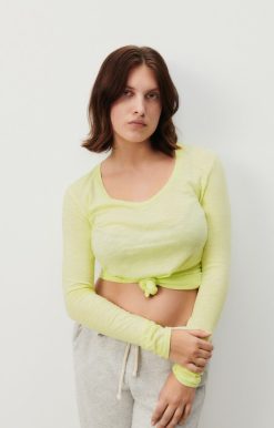 Online American Vintage T-Shirt Femme Jacksonville Lime Vintage