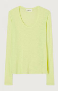 Online American Vintage T-Shirt Femme Jacksonville Lime Vintage