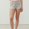 Online American Vintage Short Femme Ruzy Gris Clair Chine