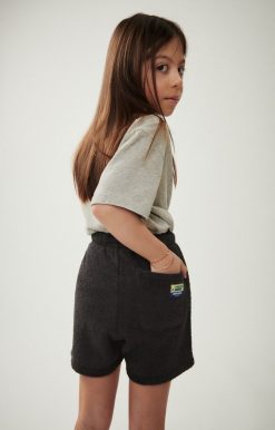 Online American Vintage Short Enfant Bobypark Anthracite Chine