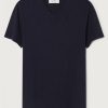 Hot American Vintage T-Shirt Homme Bysapick Navy