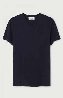 Hot American Vintage T-Shirt Homme Bysapick Navy