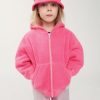 Clearance American Vintage Sweat Enfant Bobypark Pink Acide Fluo