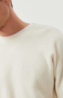 Online American Vintage Sweat Homme Bobypark Ecru