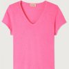 Best American Vintage T-Shirt Femme Sonoma Pink Acide Fluo