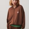 New American Vintage Sweat Femme Apatown Brune