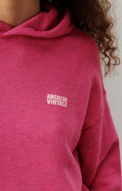 Wholesale American Vintage Sweat Femme Doven Fuchsia Surteint