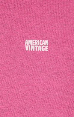 Wholesale American Vintage Sweat Femme Doven Fuchsia Surteint