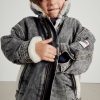 Online American Vintage Veste Enfant Yopday Snow Black