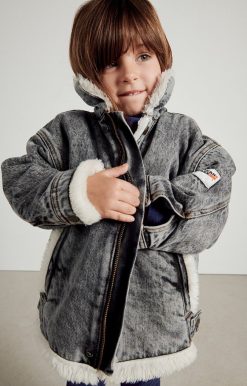 Online American Vintage Veste Enfant Yopday Snow Black