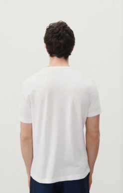 New American Vintage T-Shirt Homme Lopintale Blanc