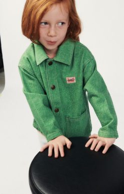 Wholesale American Vintage Veste Enfant Tineborow Basilic