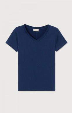 New American Vintage T-Shirt Femme Gamipy Navy