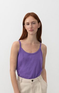 New American Vintage Debardeur Femme Gamipy Violet