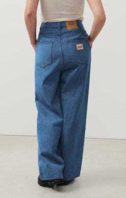 Online American Vintage Pantalon Femme Faow Blue