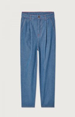 Online American Vintage Pantalon Femme Faow Blue