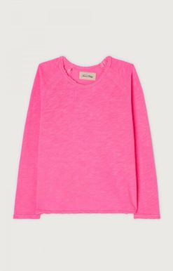 Clearance American Vintage T-Shirt Enfant Sonoma Pink Acide Fluo