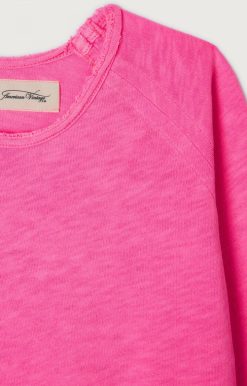 Clearance American Vintage T-Shirt Enfant Sonoma Pink Acide Fluo