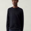 Best American Vintage Pull Homme Ducksbay Navy Chine Noir