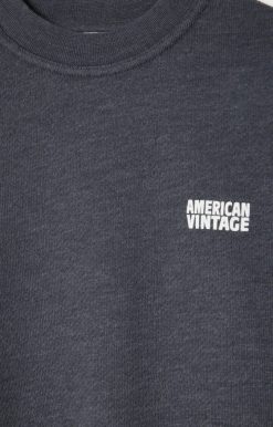 Hot American Vintage Sweat Enfant Doven Carbone Surteint