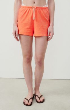 Wholesale American Vintage Short Femme Lopintale Orange Fluo