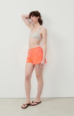 Wholesale American Vintage Short Femme Lopintale Orange Fluo